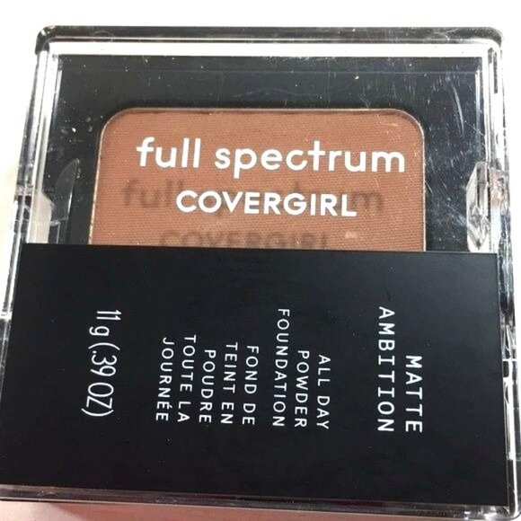 Covergirl Foundation Full Spectrum Powder Matte .39oz Ambition Deep Cool 4 New - Picture 1 of 3